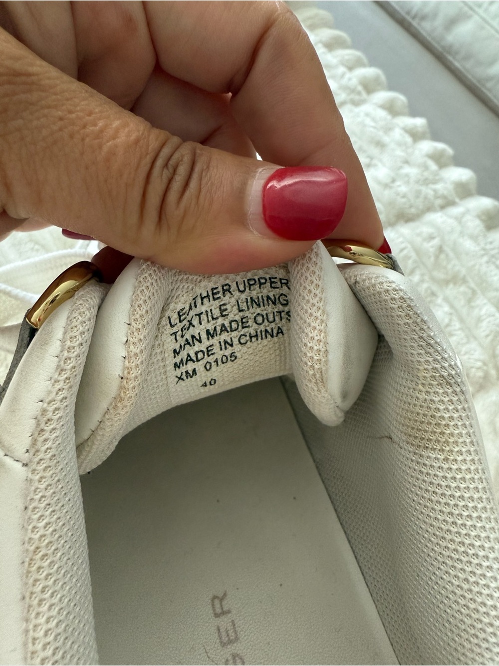 Kurt Geiger White Leather Platform Sneaker with Rainbow Sole Accents size 40 - Picture 10 of 10